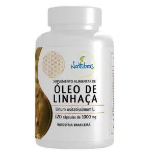 OLEO DE LINHACA 1000MG NATTUBRAS 120CAPS