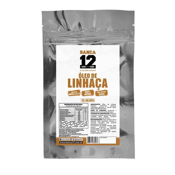 OLEO DE LINHACA REFIL 1000MG BANCA 12 60