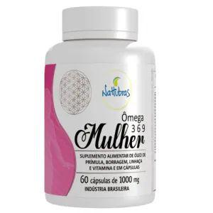 OMEGA 3 6 9 MULHER 1000MG NATTUBRAS 60CA