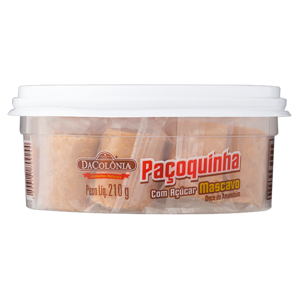 PACOCA ROLHA C/ ACUCAR MASCAVO DA COLONI