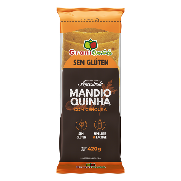 PAO DE FORMA MANDIOQUINHA GRANI AMICI 42