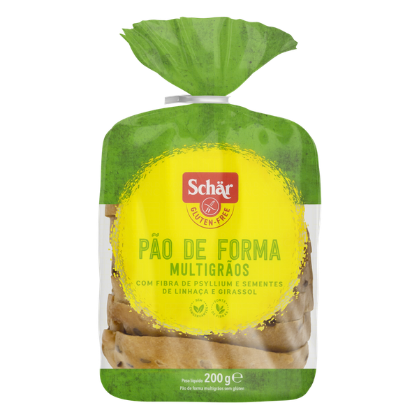PAO DE FORMA MULTIGRAOS SCHAR 200G