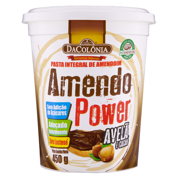PASTA AMENDO POWER AVELA CACAU DA COLONI
