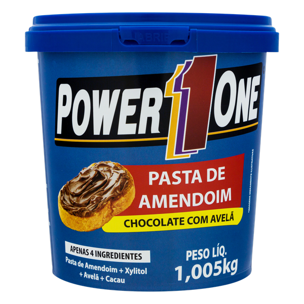 PASTA DE AMENDOIM CHOCOLATE C/ AVELA POW