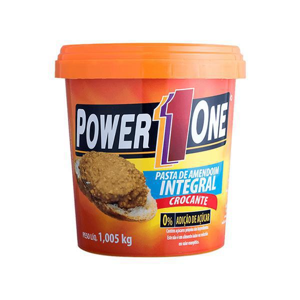 PASTA DE AMENDOIM CROCANTE POWER ONE 1.0