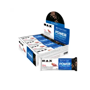 POWER PROTEIN BAR MORANGO SENSATION MAX