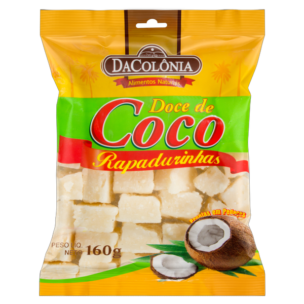 RAPADURINHA DOCE DE COCO DA COLONIA 160G