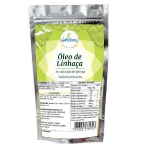 SACHE DE LINHACA 500MG NATTUBRAS 60CAPS
