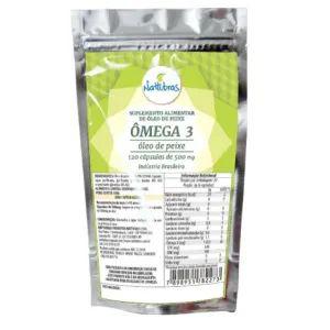 SACHE DE OMEGA 3 500MG NATTUBRAS 120CAPS