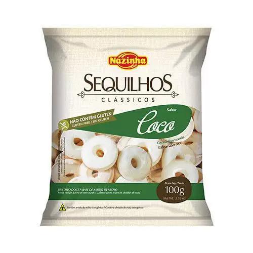 SEQUILHOS DE COCO NAZINHA 100GR