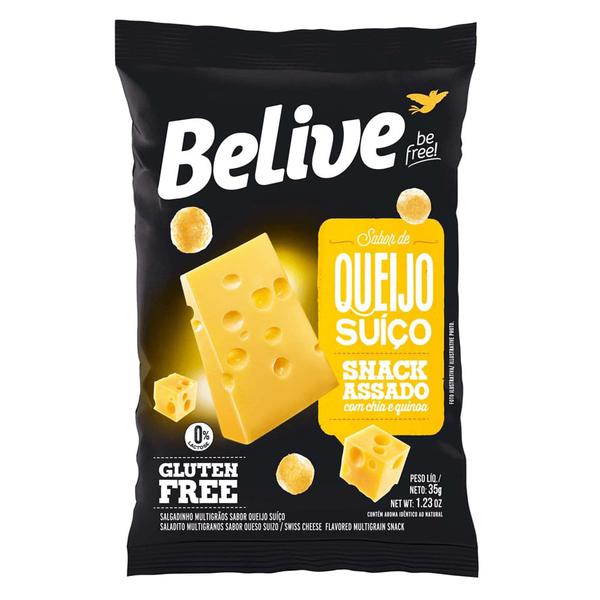 SNACK DE QUEIJO BELIVE 35G