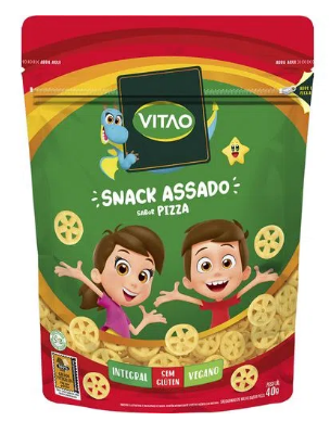 SNACKS DE PIZZA INTEGRAL KIDS VITAO 40GR