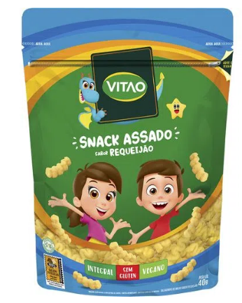 SNACKS DE REQUEIJAO INTEGRAL KIDS VITAO