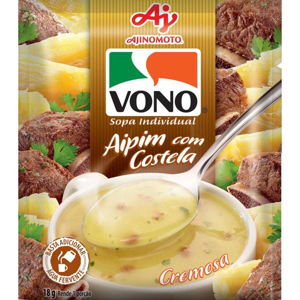 SOPA DE AIPIM C/ COSTELA VONO 18G