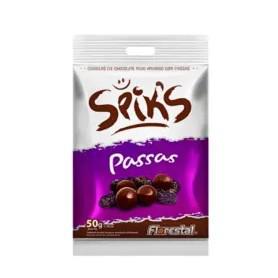 SPIKS DE CHOCOLATE C/ PASSAS DE UVA FLOR