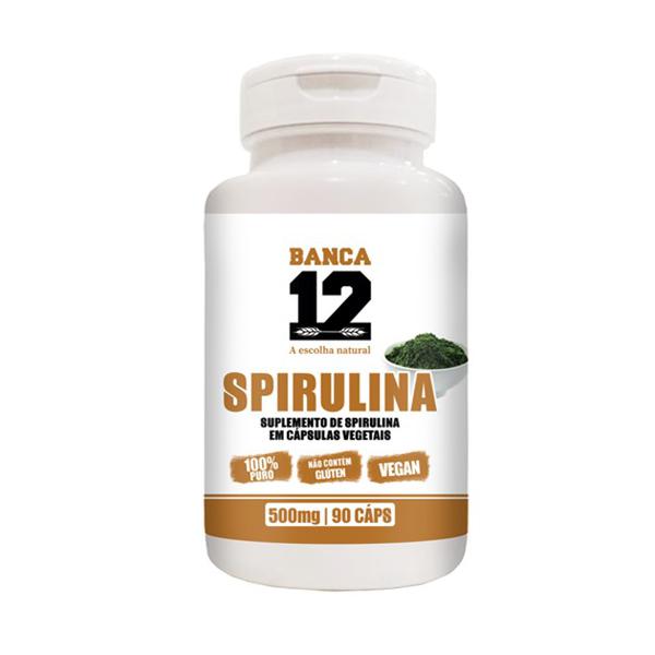 SPIRULINA 500MG BANCA 12 90CAPS