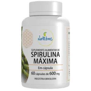 SPIRULINA MAXIMA 500MG NATTUBRAS 60CAPS