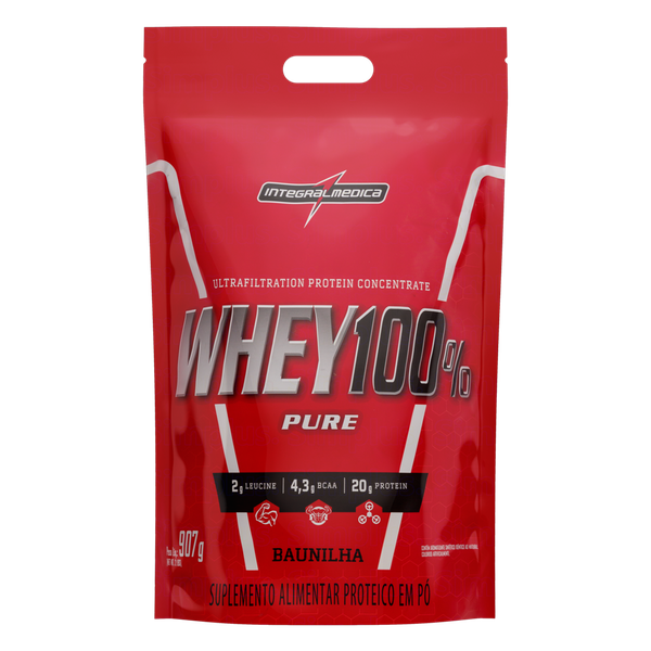 SUPER WHEY 100% BAUNILHA REFIL INTEGRALM