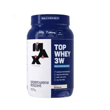TOP WHEY 3W DE CHOCOLATE MAX TITANIUM 90