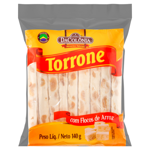TORRONE COM FLOCOS DA COLONIA 140GR