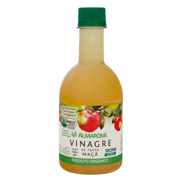 VINAGRE DE MACA ORGANICO ALMAROMI 400ML