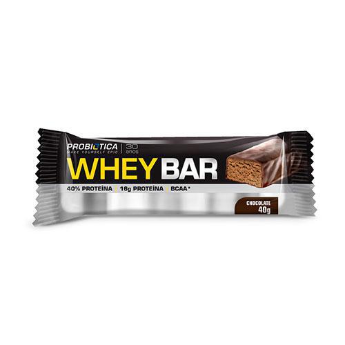 WHEY BAR CHOCOLATE PROBIOTICA 40GR