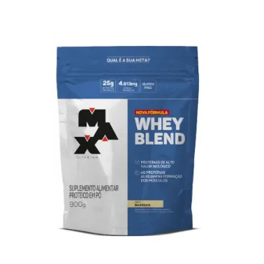 WHEY BLEND DE BAUNILHA REFIL MAX TITANIU