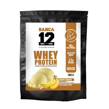 WHEY PROTEIN DE BANANA BANCA 12 900G