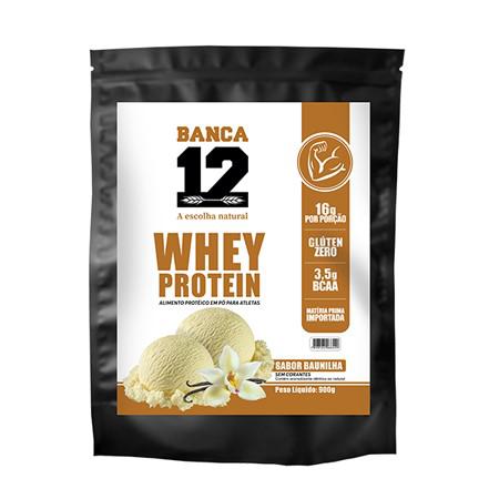 WHEY PROTEIN DE BAUNILHA BANCA 12 900GR