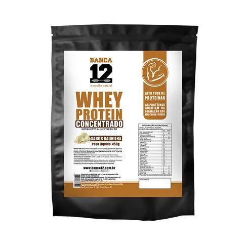 WHEY PROTEIN REFIL BAUNILHA BANCA 12 450