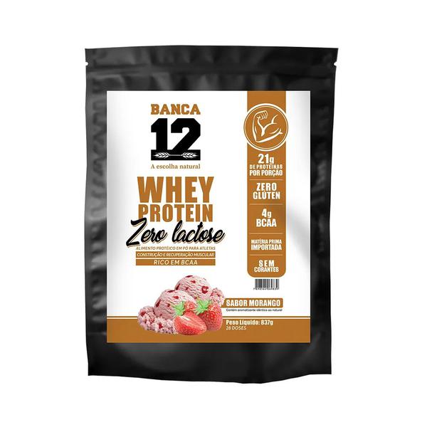 WHEY PROTEIN ZERO LACTOSE DE MORANGO BAN