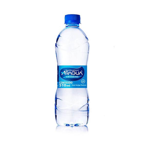 ÁGUA MINERAL ARAGUÁ S/ GÁS 510ML
