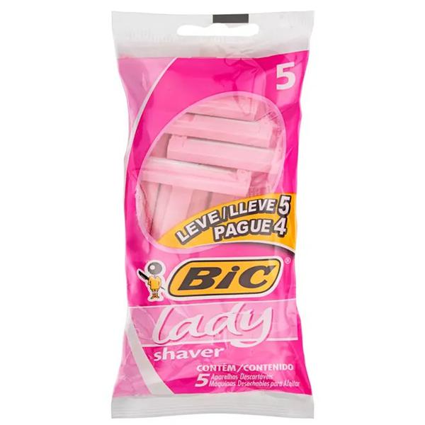 APARELHO DE BARBEAR BIC LADY LEVE 5 PAGUE 4