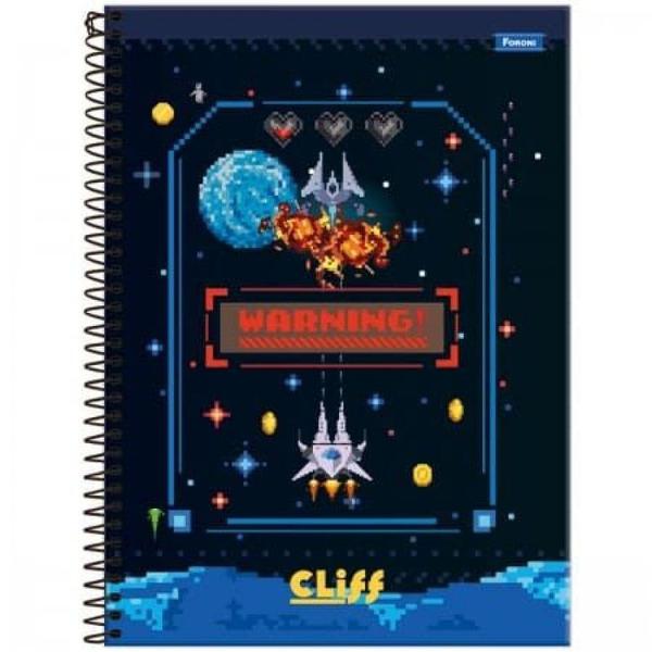 CADERNO FORONI CLIFF MASCULINO CAPA DURA 1/1 80 FOLHAS
