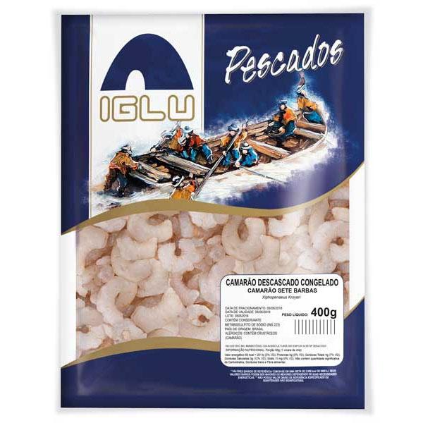 CAMARÃO IGLU SETE BARBAS PCT 400G