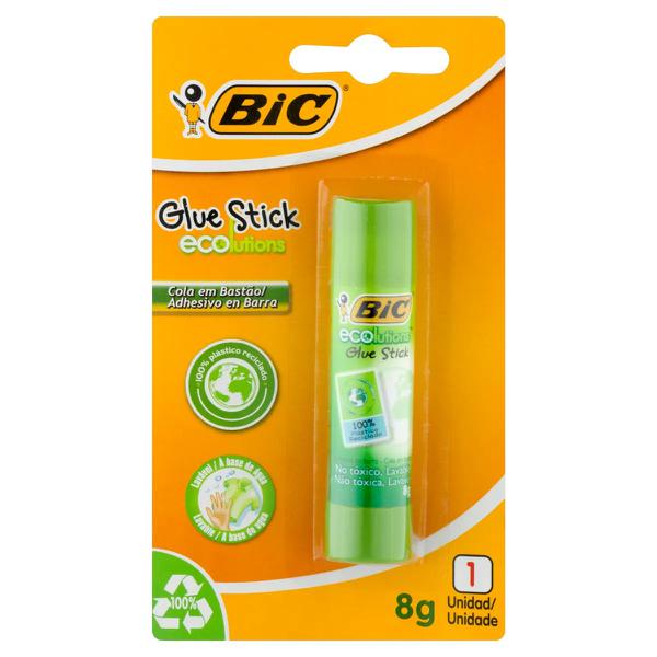 COLA ESCOLAR ECOLUTIONS BIC BASTÃO 8G