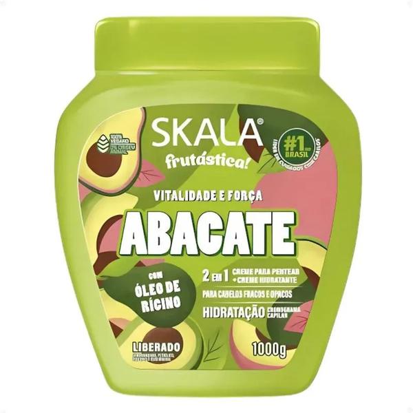 CREME SKALA EXPERT ABACATE COM ÓLEO DE RÍCINO 1KG
