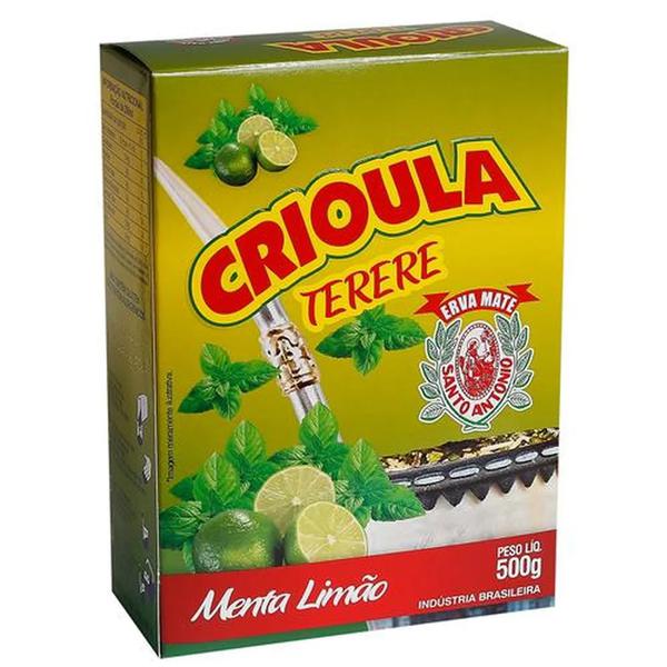 ERVA MATE CRIOULA MENTA E LIMÃO 500G