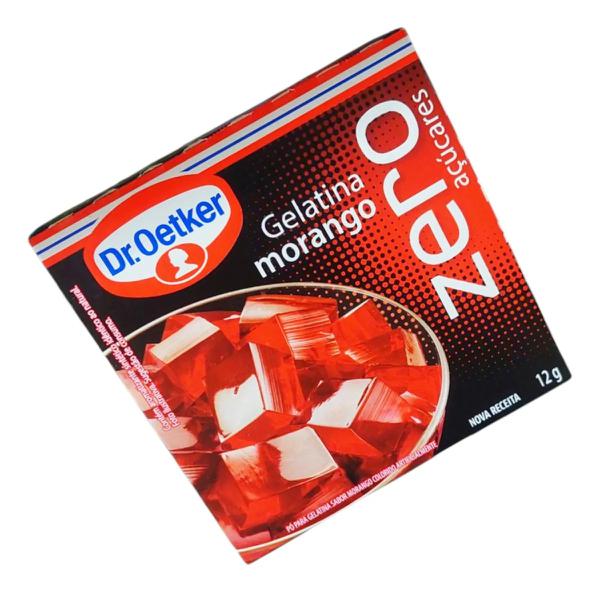 GELATINA DR OETKER ZERO MORANGO 12G