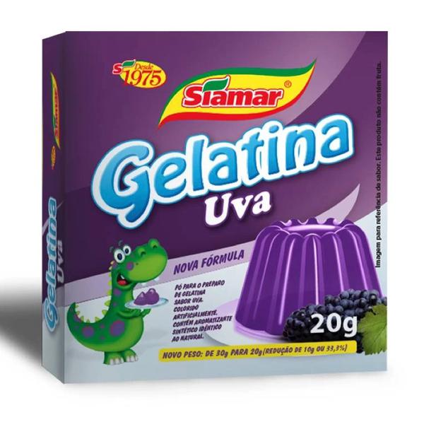 GELATINA ZERO UVA SIAMAR 12G