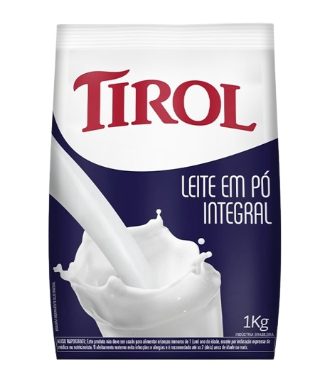 LEITE EM PÓ TIROL INTEGRAL SACHÊ 1KG