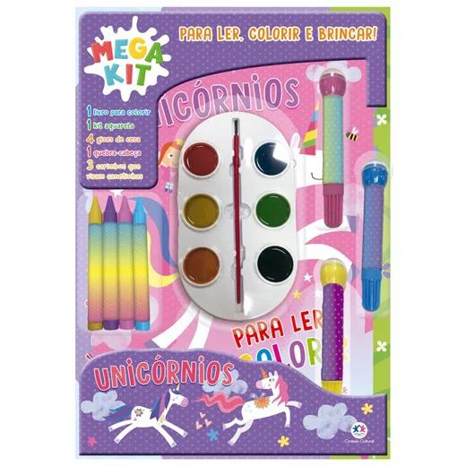 LIVRO ATIVIDADE UNICÓRNIOS LER COLORIR  BRINCAR UN