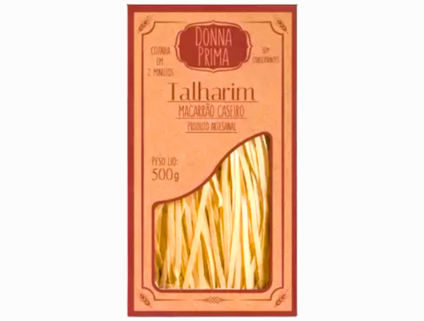 MACARRÃO DONNA PRIMA FETTUCCINE ARTESANAL 500G