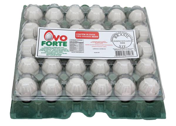 OVOS FORTE TIPO GRANDE BRANCO PVC 30X1