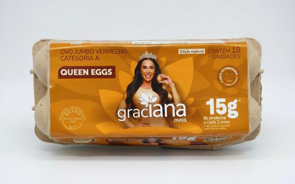 OVOS GRACIANA VERMELHO QUEEN EGGS