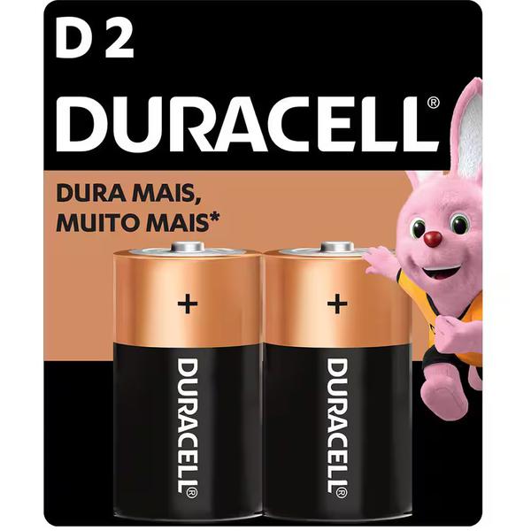 PILHA DURACELL ALCALINA GRANDE