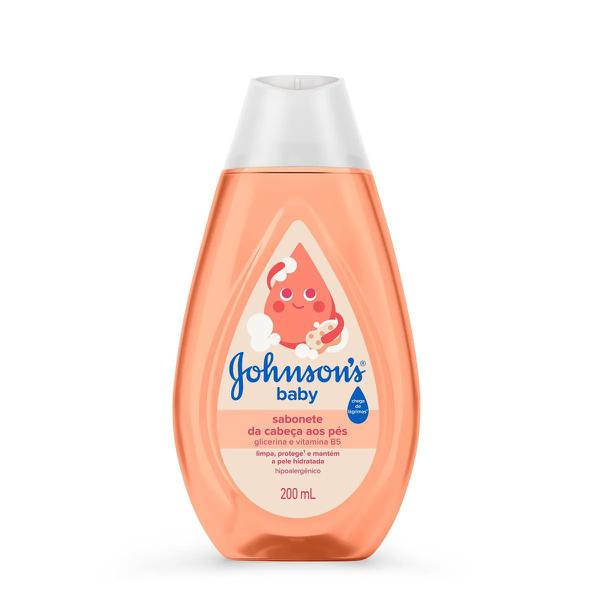 SABONETE LÍQUIDO JOHNSONS BABY CABEÇA AOS PÉS 200ML