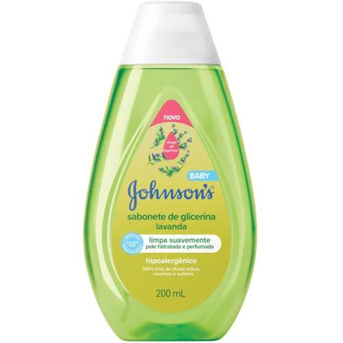 SABONETE LÍQUIDO JOHNSONS BABY LAVANDA 200ML