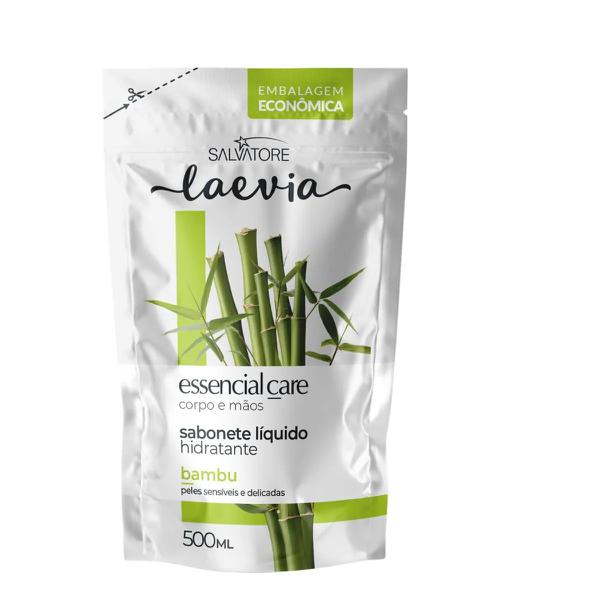 SABONETE LÍQUIDO LAEVIA BAMBU SACHÊ 500ML