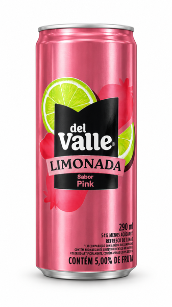 SUCO DEL VALLE LIMONADA PINK LATA 290ML